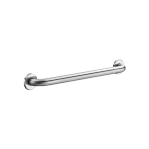 Straight stainless steel grab bar, satin, Ø 32mm, 500mm