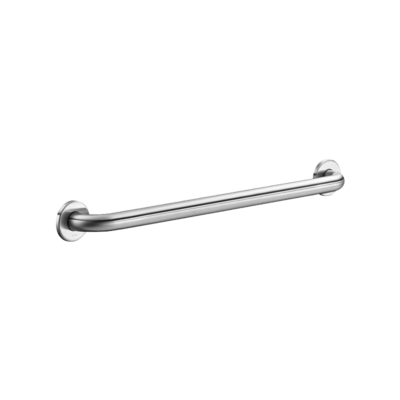 Straight stainless steel grab bar, satin, Ø 32mm, 600mm