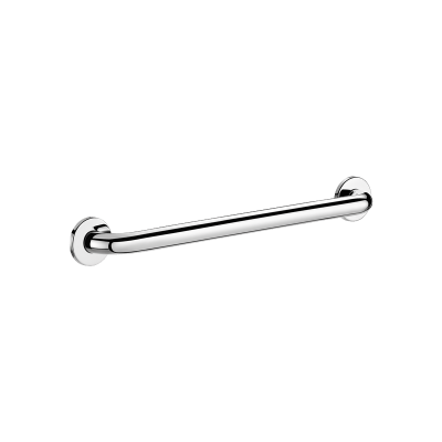 Straight stainless steel grab bar, bright, Ø 32mm, 500mm