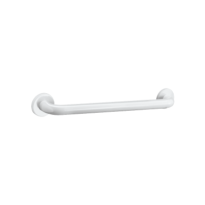 Basic straight grab bar, white, Ø 32mm, 500mm