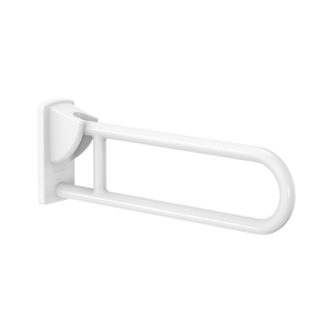 White anti-bacterial Nylon drop-down rail, L. 650mm