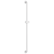 5460N-Riser rail with shower head holder in anti-bacterial white Nylon