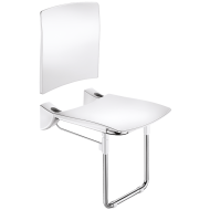 510436-Lift-up Comfort shower seat with leg and backrest