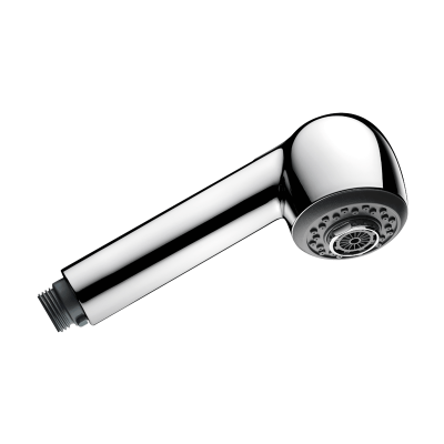 Chrome-plated shower head with 2 jets, M1/2"