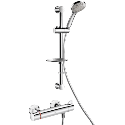 Thermostatic SECURITHERM securitouch auto-drain shower kit.