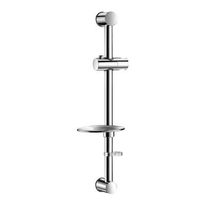 Chrome-plated shower rail