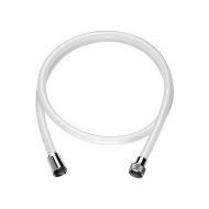 434080-White, reinforced PVC flexible hose