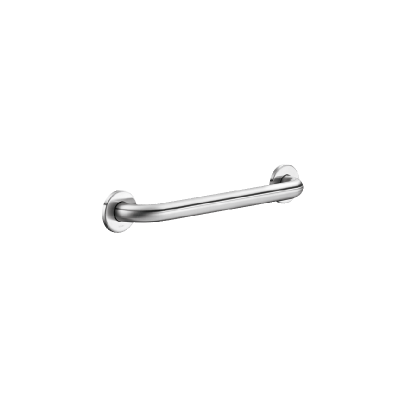 Straight stainless steel grab bar, satin, Ø 32mm, 300mm