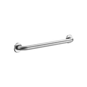 Straight stainless steel grab bar, satin, Ø 32mm, 500mm