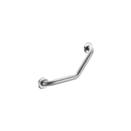 5083S-Angled stainless steel grab bar 135°, satin, 220 x 220mm