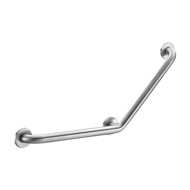 5082S-Angled stainless steel grab bar 135°, satin, 400 x 400mm