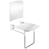 510436S-Lift-up Comfort shower seat with backrest and leg