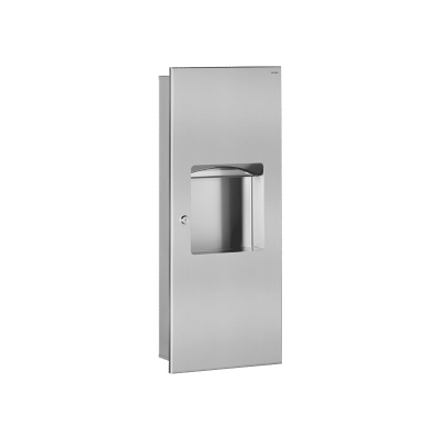 Recessed combi paper towel dispenser/bin - 10L