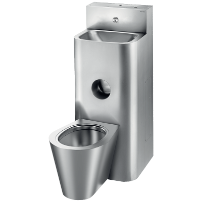 KOMPACT washbasin and floor-standing WC combination