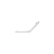 511983W-Be-line® matte white angled grab bar 135°, 220 x 220mm