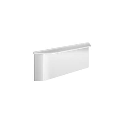 Wall-mounted shelf for showers to conceal fixings