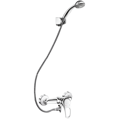 Auto-draining shower kit with EP mechanical mixer