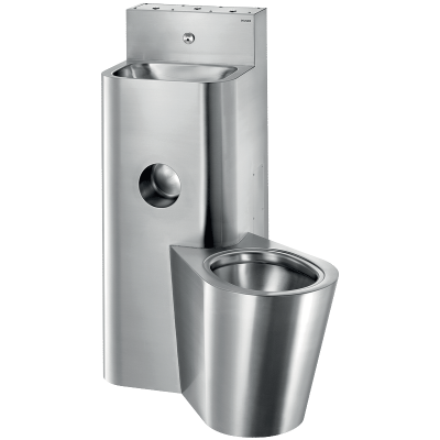 Combi KOMPACT HW/CW - washbasin and floor-standing WC pan