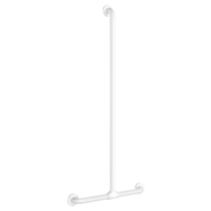 5441N-T-shaped Nylon grab bar with sliding vertical bar, white