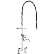 5633UK-Twin hole pre-rinse set with mixer