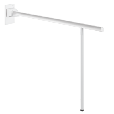 Be-Line drop-down support rail with leg, L. 850mm, white