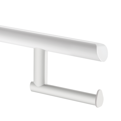 Be-Line® toilet roll holder for drop-down rails