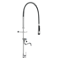 5825-Single hole pre-rinse set with mixer