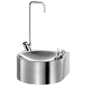 SD drinking fountain with swan neck tap
