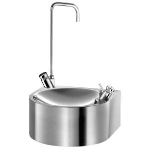 SD drinking fountain with swan neck tap