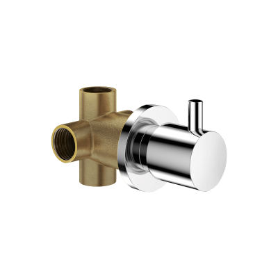 Recessed diverter valve