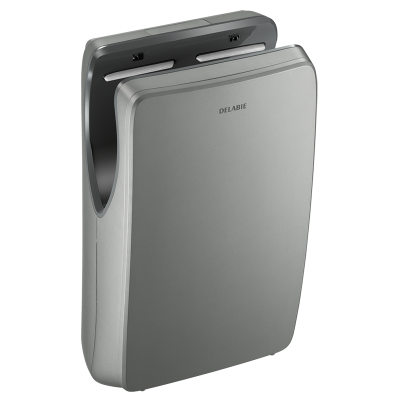 SPEEDJET 2 anthracite air pulse hand dryer, with HEPA filter