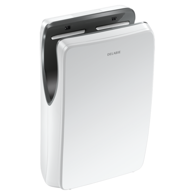 SPEEDJET 2 white air pulse hand dryer, with HEPA filter