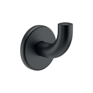 4043BK-Matte black stainless steel coat hook, short model