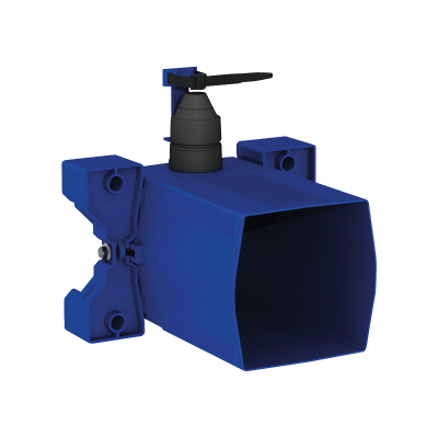 Recessed waterproof housing for TEMPOMATIC WCs