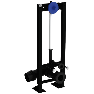 Self-supporting TEMPOFIX 3 frame system for WCs