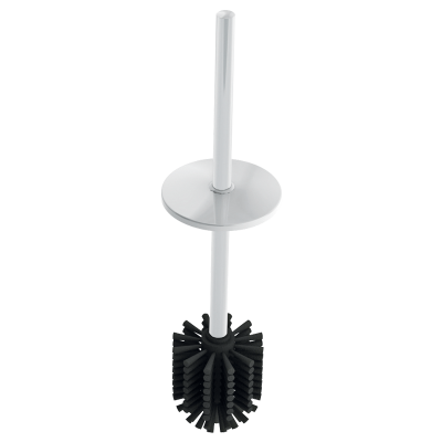 Toilet brush with lid and handle