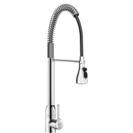 5526-Low pre-rinse set, single hole with a mixer