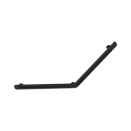 511982BK-Be-Line® matte black angled grab bar 135°, 400 x 400mm