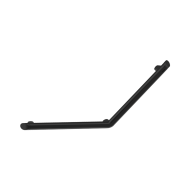 511982BK-Be-Line® matte black angled grab bar 135°, 400 x 400mm