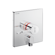 H9633L-Recessed thermostatic sequential shower mixer with angled outlet