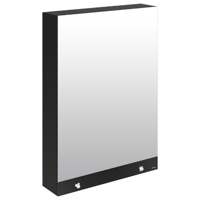 Mirror cabinet with 3 functions