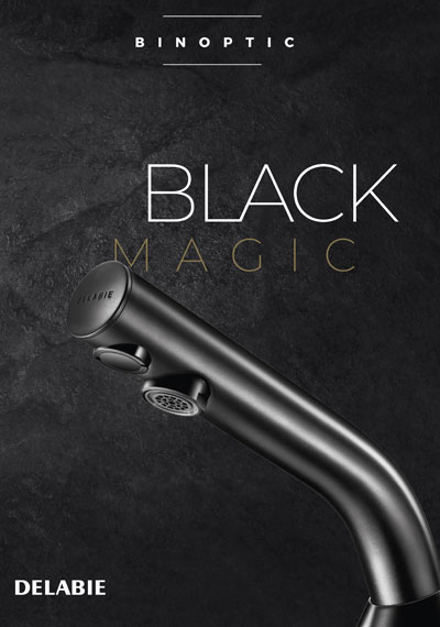 Black electronic tap