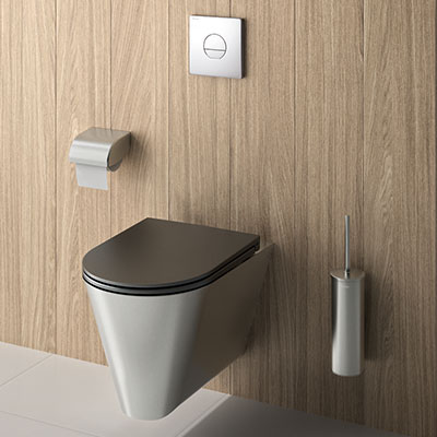 S21 S wall-hung stainless steel designer WC