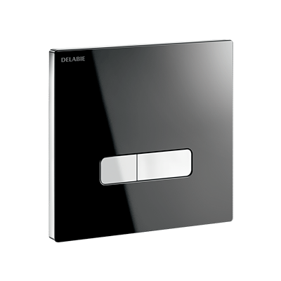 TEMPOFLUX 3 matte black WC control plate