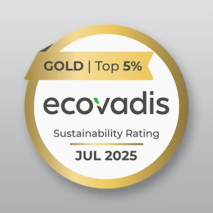 DELABIE has won an EcoVadis gold medal