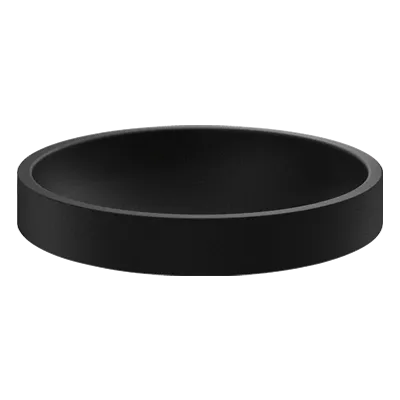 Black countertop RAVA washbasin
