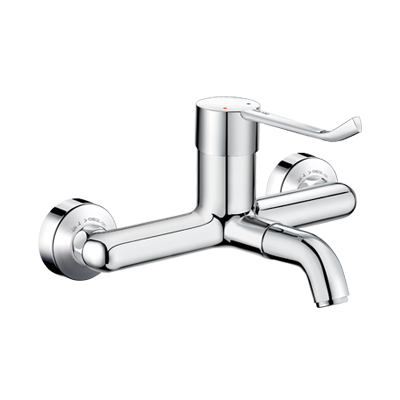 2614EP wall-mounted EP basin mixer with BIOCLIP spout