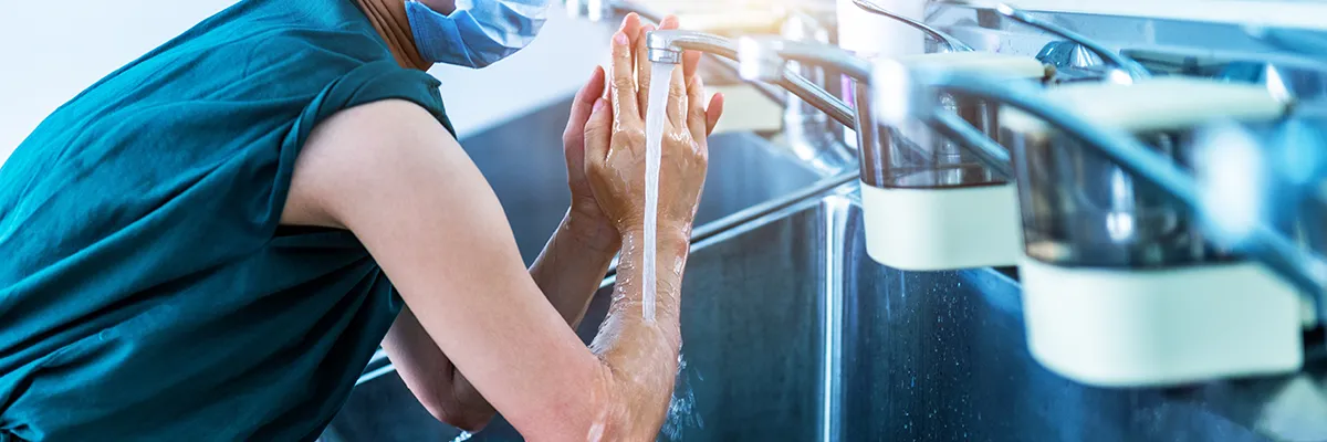 A new challenge for healthcare establishments: using less water whilst improving standards of hygiene