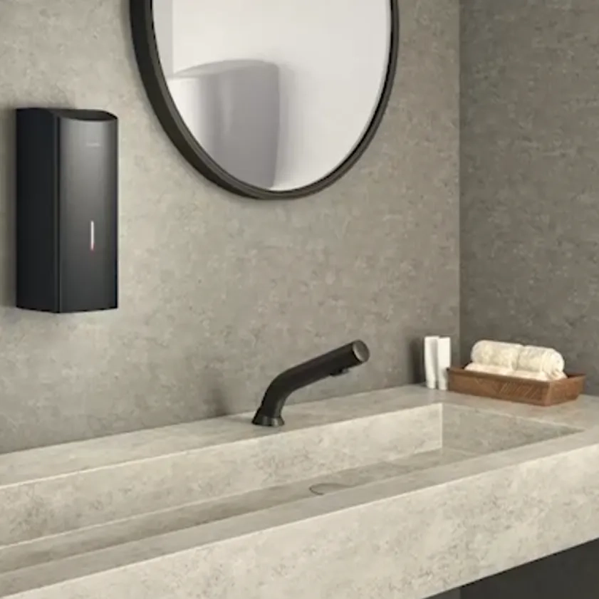 Wall-mounted electronic soap dispenser