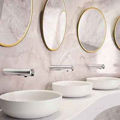 Hotel lobby washrooms